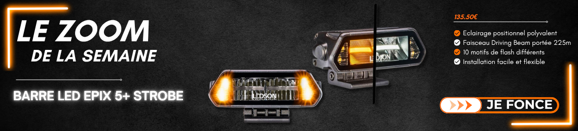 Zoom de la semaine sur Polytrucks - Barre LED EPIX 5+ STROBE